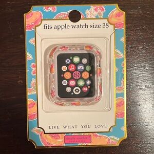 NEW 38MM Apple Watch bumper from Simply Southern, Pattern: PEACHY